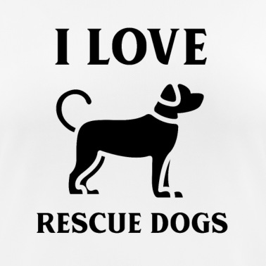 Abschlussfeier T-Shirt - Ich liebe Rettungshunde helfen Haustiere