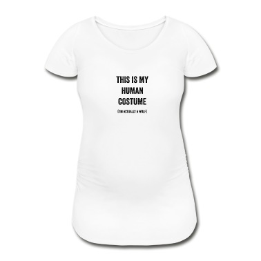 Abschlussfeier T-Shirt - Dies ist mein menschliches Kostüm. Ich bin eigentlich ein Wolf