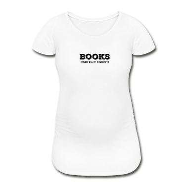 Abschlussfeier T-Shirt - Bücher, weil die Realität überbewertet wird