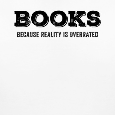 Abschlussfeier T-Shirt - Bücher, weil die Realität überbewertet wird