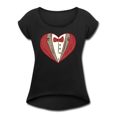 Abschlussfeier T-Shirt - Tuxedo Anzug Surrogat Herz T-Shirt