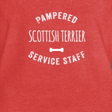 Abschlussfeier T-Shirt - Verwöhntes Scottish Terrier Dog Servicepersonal