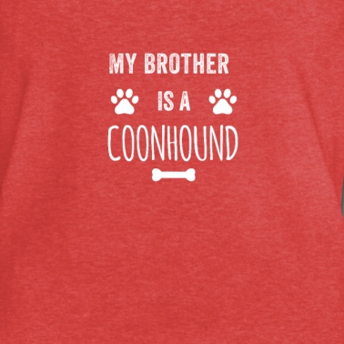 Abschlussfeier T-Shirt - Mein Bruder ist ein Coonhound Lustiger Hund