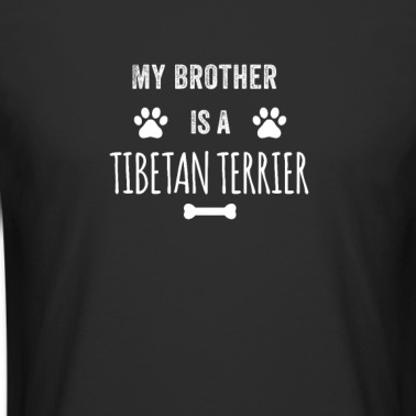 Abschlussfeier T-Shirt - Mein Bruder ist ein Tibet Terrier Lustiger Hund