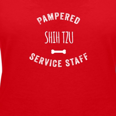 Abschlussfeier T-Shirt - Verwöhntes Shih Tzu Hundeservicepersonal
