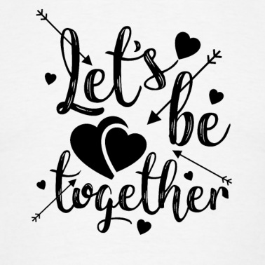 Abschlussfeier T-Shirt - Lass uns zusammen sein Valentinstag