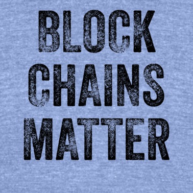 Abschlussfeier T-Shirt - Blockchains sind wichtig