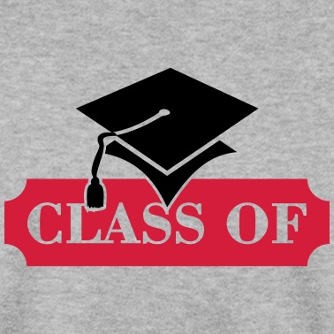 Abschlussklasse Pullover - Abschlußklasse / Scholar Hat Class of (2c)