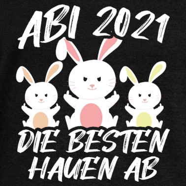 Abschlussklasse Pullover - Niedliche Hasen Abi 2021 lustiger Spruch