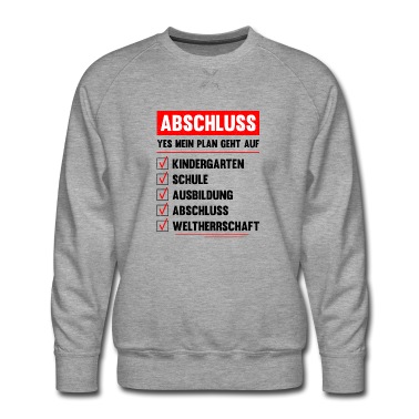 Abschlussklasse Pullover - Abschluss Yes Mein Plan Geht Auf Abitur Abgänger A