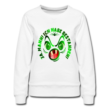 Abschlussklasse Pullover - LUSTIGES GRÜNES MONSTER ABSCHLUSS BESTANDEN EXAMEN