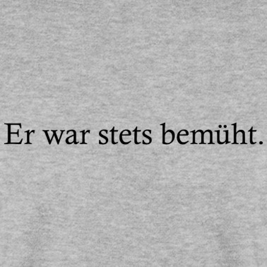 Abschlussklasse Pullover - Schule: Er war stets bemüht.