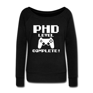 Abschlussklasse Pullover - Phd Level Completet Gamer Abschluss Geschenk