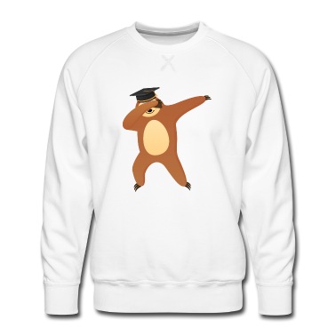Abschlussklasse Pullover - Sloth With Graduate Hat