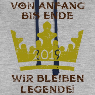 Abschlussklasse Hoodie - Von Anfang bis Ende wir bleiben Legende Geschenk