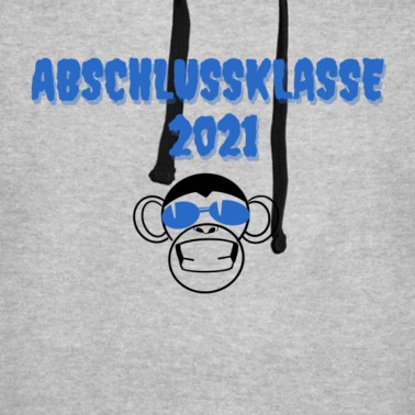 Abschlussklasse Hoodie - Abschlussklasse 2021 mit Affe