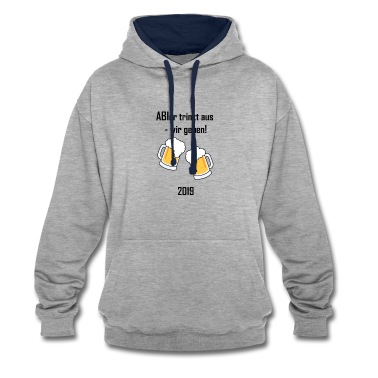 Abschlussklasse Hoodie - ABI Bier Abispruch trinkt aus wir gehen