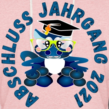 Abschlussklasse Hoodie - ABSCHLUSS JAHRGANG 2021 BLAUER WASSERDRACHEN