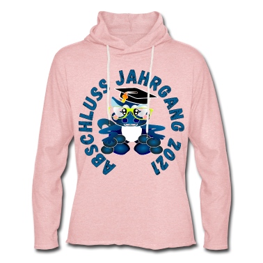 Abschlussklasse Hoodie - ABSCHLUSS JAHRGANG 2021 BLAUER WASSERDRACHEN