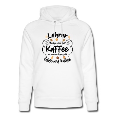 Abschlussklasse Hoodie - Lehrer Kaffee und Kuchen lustiger Spruch Geschenk