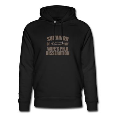 Abschlussklasse Hoodie - Survivor wife phd dissertation Student Geschenk