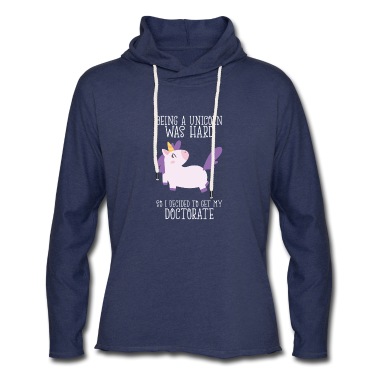 Abschlussklasse Hoodie - Doktortitel Einhorn Spruch Uni Geschenk