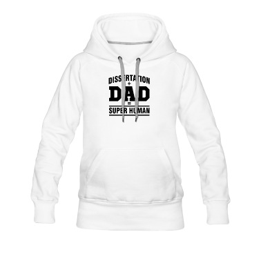 Abschlussklasse Hoodie - Dissertation Dad Phd Geschenk Abschluss Student