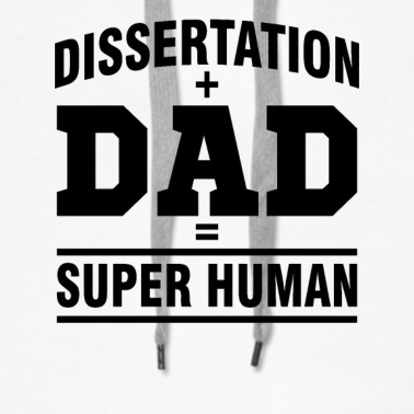 Abschlussklasse Hoodie - Dissertation Dad Phd Geschenk Abschluss Student