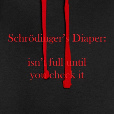 Abschlussklasse Hoodie - Schrödinger's diaper Phd Student Geschenk