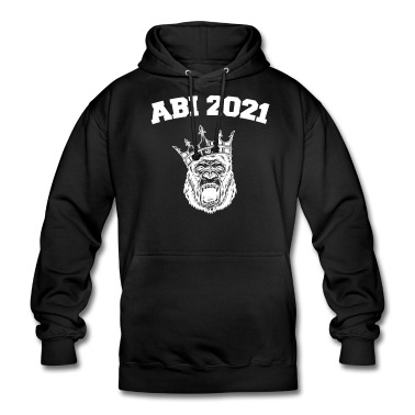 Abschlussklasse Hoodie - ABI 2021 GORILLA MIT KRONE