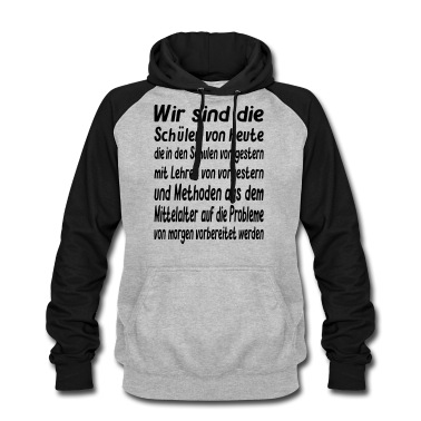Abschlussklasse Hoodie - Wir sind die Schüler von heute - Vector Farbe
