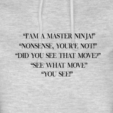 Abschlussklasse Hoodie - lustiges Ninja Tshirt | Design