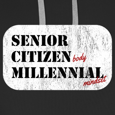 Abschlussklasse Hoodie - Senioren (Körper) Millennial (Denkweise)