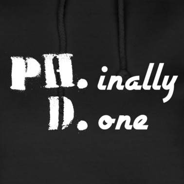 Abschlussklasse Hoodie - Phinally Done finally done Phd Abschluss Geschenk