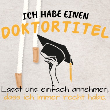 Abschlussklasse Hoodie - Doktortitel Phd Graduation Geschenk Student