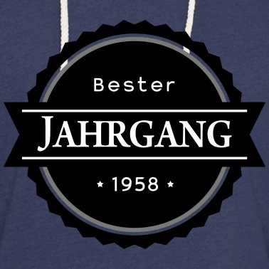 Abschlussklasse Hoodie - Bester Jahrgang 1958