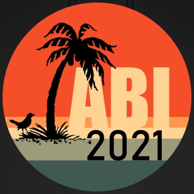 Abschlussklasse Hoodie - retro vogel Palme ABI 2021