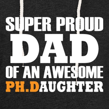 Abschlussklasse Hoodie - Phd Tochter Vater Abschluss Geschenk