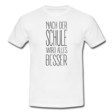 Abschlussklasse T-Shirt - nach der Schule