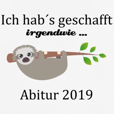 Abschlussklasse T-Shirt - Abi Faultier