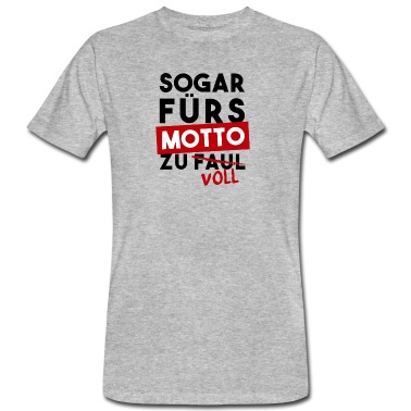 Abschlussklasse T-Shirt - Sogar für's Motto zu voll Abschluss Abschlusspulli