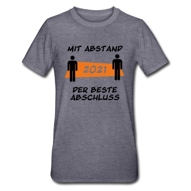 Abschlussklasse T-Shirt - Corona Abi 2021 Mit Abstand der beste Abschluss