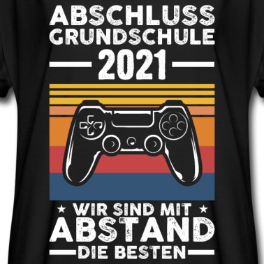 Abschlussklasse T-Shirt - Abschluss Grundschule 2021 lustiger Spruch