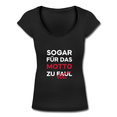 Abschlussklasse T-Shirt - SOGAR FÜR DAS MOTTO ZU FAUL/VOLL