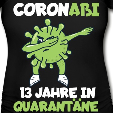 Abschlussklasse T-Shirt - Coronabi Abitur Spruch Quarantäne