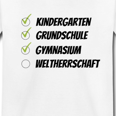 Abschlussklasse T-Shirt - kindergarten grundschule gymnasium millionär welth