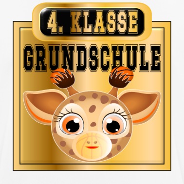 Abschlussklasse T-Shirt - 4 Klasse Grundschule Schulteam Basketball Giraffe