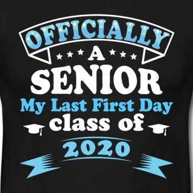Abschlussklasse T-Shirt - Back School offiziell ein Senior Mein letzter erster Tag