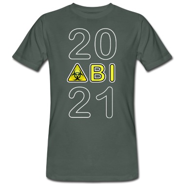 Abschlussklasse T-Shirt - Corona Abitur 2021 ABI Prüfung Virus Warnzeichen