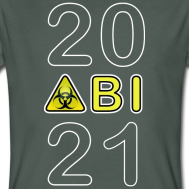 Abschlussklasse T-Shirt - Corona Abitur 2021 ABI Prüfung Virus Warnzeichen